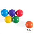 thumbnail image 2 of Bolas arcoíris de madera Merryheart de 1.8 pulgadas para niños pequeños, 6 unidades, 2 of 7