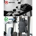 thumbnail image 3 of Dark Gray Magnetic Gym Water Bottle Holder with Phone Pockets & Shoulder Strap, Bottle Carrier Sleeve with 5 Strong Magnets, Gym Accessory Organizer for Men and Women, 3 of 7