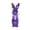 Purple, variant on HOARBOEG Mirror Rabbits Decorative Ornament, Colorful Foam Easter Bunny Knick-knack for Home Tabletop, Festival Party Dress Up, Gift Giving, Desk & Shelf Decoration, 9.45 Inches Tall