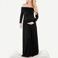 thumbnail image 2 of Celivon Womens Maternity Dress For Photoshoot Long Sleeve Mesh Trailing Soft Flattering Comfy Pregnancy Clothes, 2 of 2
