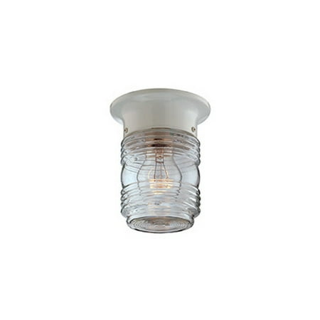 

Boston Harbor HV-66919-WH-3L Porch Light 120 V 60 W Steel Fixture White Fixture