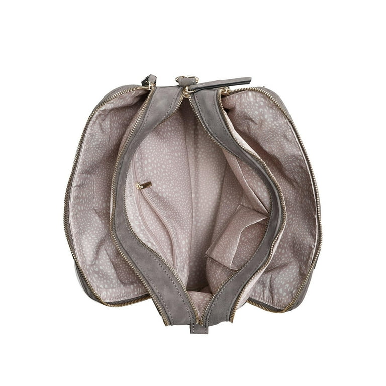 Violet Ray Women s Woven Triple Entry Logan Satchel Handbag