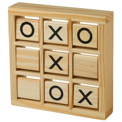 Buy Wooden Travel Tic Tac Toe Game With Rotating Tiles Online In Hungary