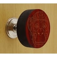 thumbnail image 2 of IBA Indianbeautifulart Poignées Gravées Rouges pour Porte de Placard en Bois Lot de 10, 2 of 3