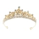 thumbnail image 1 of Tocado de corona de diamantes de imitación, tiara brillante para niña, vestido de novia, tocado, corona para niña, 1 of 5