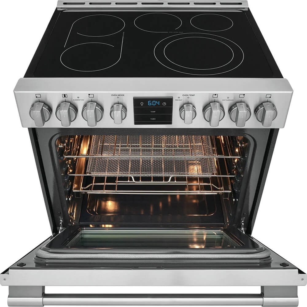 Frigidaire Professional PCFE3078AF 5.4 Cu. Ft. Stainless Front Control  Electric Range with Air Fry - Walmart.com