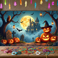 thumbnail image 5 of Pumpkin Decoration Happy Halloween Outdoor Decoration Haunted House for Halloween Party Outdoor Event Autumn Celebration, 5 of 9