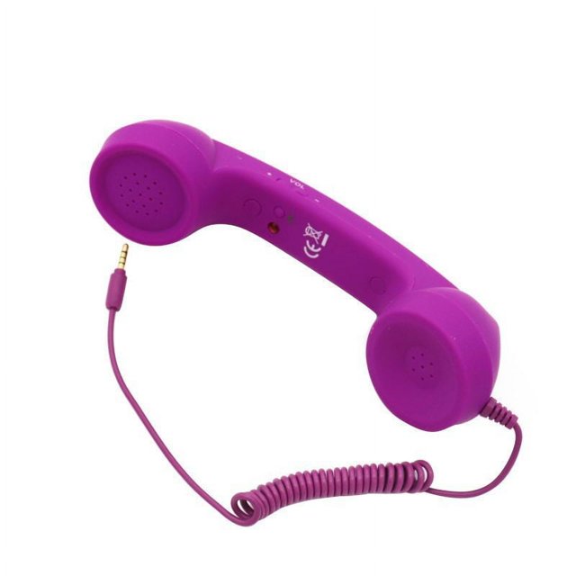 Receptor de teléfono móvil, micrófono, auricular, teléfono retro, tipo fijo, auricular, tipo universal