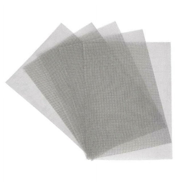 Jinsinto 2pcs Wire Grid Mesh 20 Mesh 6PCS Wire Mesh Cloth 300 x 210 mm Stainless Steel Mesh Sheet Filtration Grid Woven