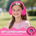 thumbnail image 3 of GORSUN- Kids Headphones for Boys Girls,Foldale Kids Headset Studying - Safe Volume, Lightweight Design, Comfort Fit for Online Classes & Trave, 3 of 11