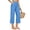 Light Blue #19, variant on Womens Capri Pants Wide Leg Cotton Linen Loose Fit Pants High Waist Elastic Waist Casual Yoga Pants with Pockets Light Blue L