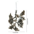 thumbnail image 3 of Christmas Tree Decorations Acrylic Snowflake Ornament with Sequins Transparent 8 x 8 x 1 cm and Assorted Sizes, 3 of 6