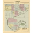 thumbnail image 2 of Andreas 15x17 Black Ornate Wood Framed with Double Matting Museum Art Print Titled - Austin, Preston Minnesota - Andreas 1874, 2 of 4