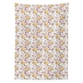 thumbnail image 3 of Ambesonne Cherry Blossom Tablecloth Rectangular Table Cover, Spring Concept, 60"x90", Dried Rose Yellow, 3 of 4