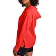 thumbnail image 4 of Champion Womens Heavyweight Jersey Pullover Hoodie, M, Red Flame, 4 of 5