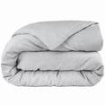 thumbnail image 2 of 100% French Linen Duvet Cover - Twin/Twin XL - Pebble Heather | BOKSER HOME, 2 of 5