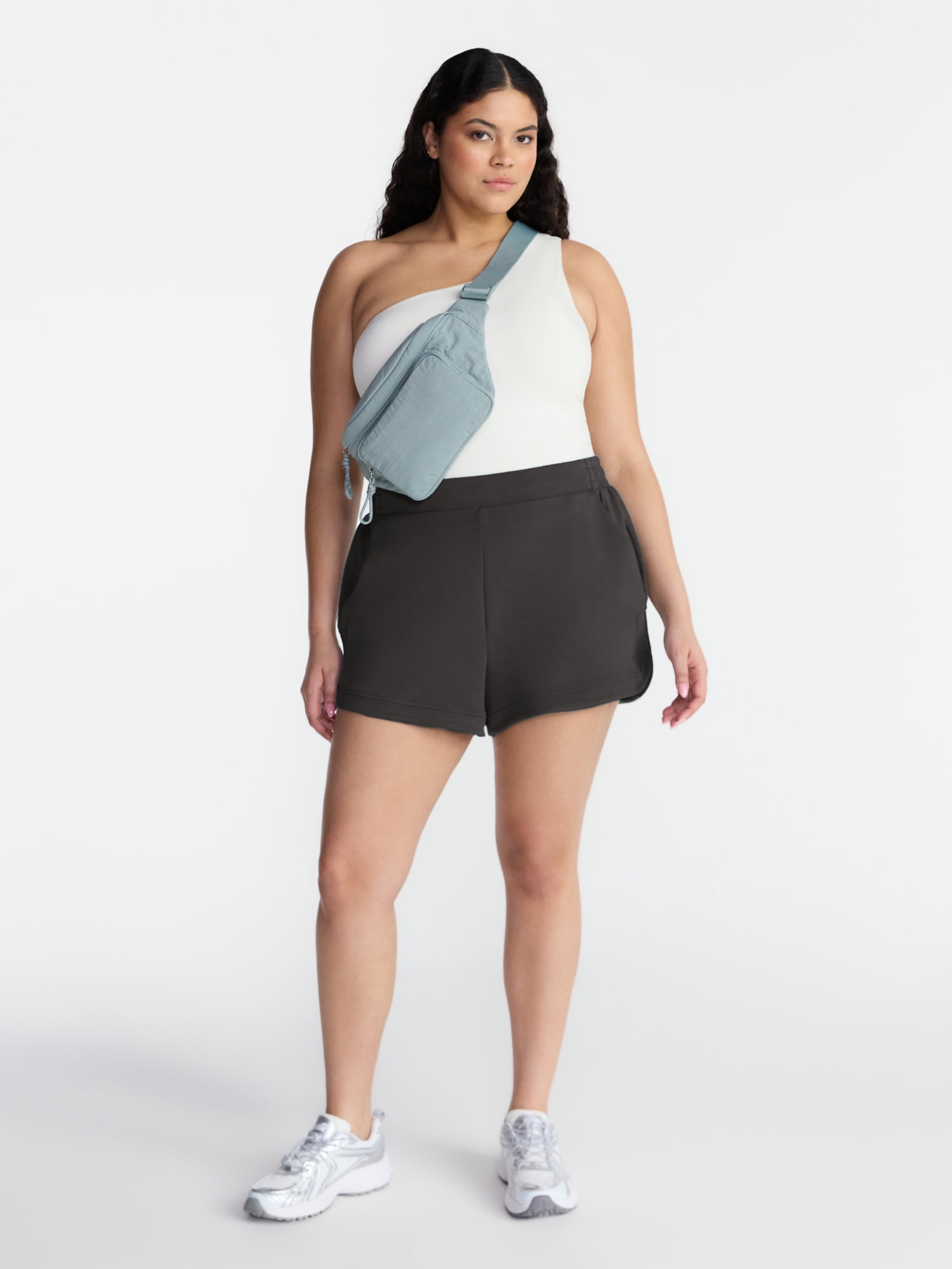 Avia Women's ScubaKnit Shorts, 3.25'' Inseam, Sizes XS-XXXL