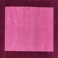 thumbnail image 1 of Ahgly Company Indoor Square Abstract Pink Contemporary Area Rugs, 7' Square, 1 of 4