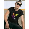 thumbnail image 2 of Neon Fire Pegasus T-Shirt Men -Image by Shutterstock, Male XX-Large, 2 of 4
