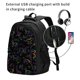 thumbnail image 2 of Balery Dinosaur Mochila con carga USB para hombre y mujer - Mochila impermeable y antirrobo para laptop con puerto USB para viajes, trabajo, 2 of 7
