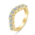 thumbnail image 2 of 1.00ctw Chevron Diamond Wedding Band in 14K Yellow Gold, 2 of 3
