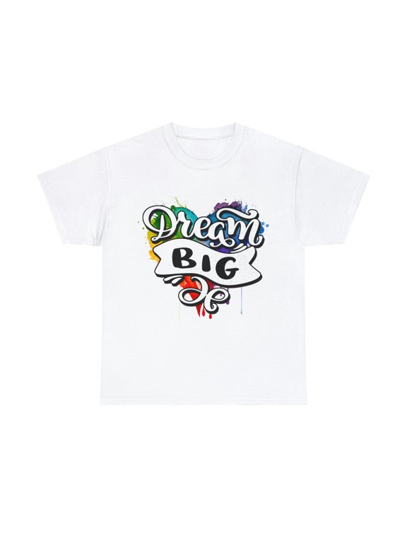 Dream Big Pride Short Sleeve White Shirt