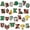 Green, variant on Slccxzc Strawberry Themed Alphabet Patches, A-Z Letters Decorative Emblems Applique for Clothing, Bags Crafts Accessories