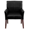 thumbnail image 6 of BizChair LeatherSoft Executive Side Reception Chair Leather/Faux Leather, Foam, Poplar Wood, Plywood, Black, 6 of 11