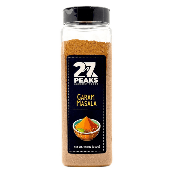 27 Peaks Gourmet No Artificial Flavors Garam Masala, 12.3 oz Bottle