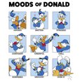 thumbnail image 2 of Boy's Mickey & Friends Moods of Donald Duck Graphic Tee White Large, 2 of 4