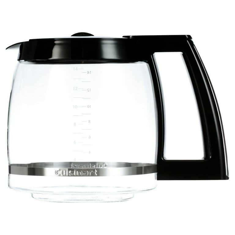 CUISINART 14-cup Model Dcc 3200 Coffee Maker Replacement Part GLASS CARAFE  Pitcher With Lid. Kitchen Appliance Part. Ships Fast 