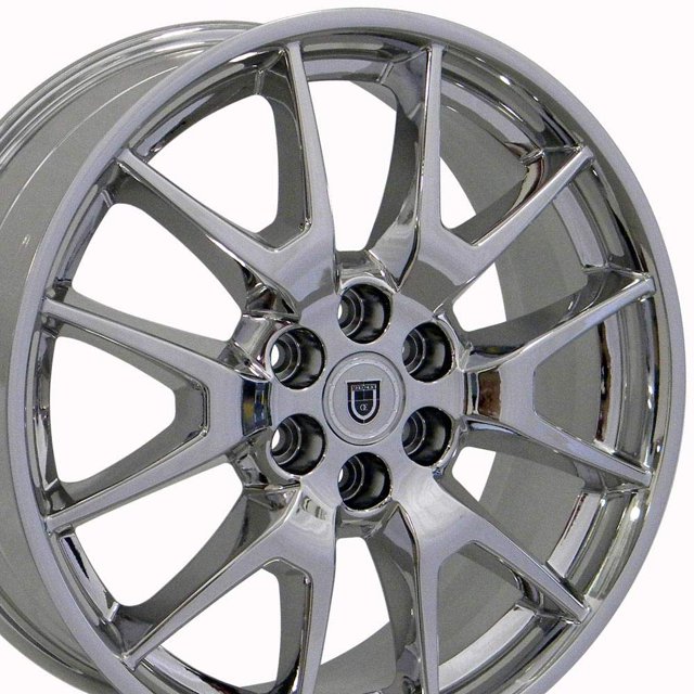 Llanta OE, ruedas CA12 SRX Style 20x8, 6x120, 53 mm, 66,9 mm, cromadas