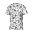 thumbnail image 5 of Qekee Hand Drawn Snake Classic Fit T-Shirt Men's Shirt Men's Tight Short Sleeves for Exercise, Running, Mountaineering - Hand Drawn Snake, 5 of 9