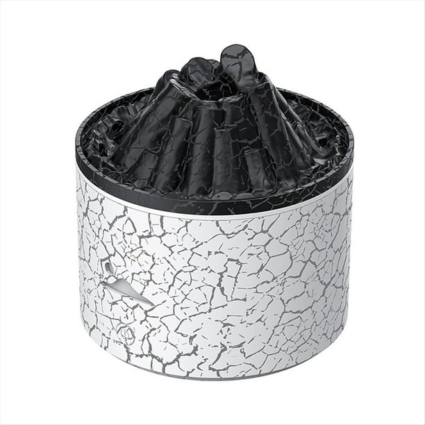 Difusor de Aceites Esenciales de 180 Ml, Humidificador Volcán con Aroma A Llama, Niebla de Medusas, LED de 7 Colores, Apagado Automático para el Hogar y la Oficina. A