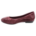 thumbnail image 5 of Earth 600575WPRT-BRG: Women's Bellwether Burgundy Print Suede Flats, 5 of 6