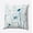 Teal, variant on 20" x 14" Simply Daisy Popping Poppies Polyester Indoor/Outdoor Pillow, Teal Qty 1
