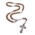 thumbnail image 2 of Cruz Colgante de Madera Decoración ST. Jinwen para Mujeres y Hombres Collar Colgante, 2 of 8