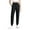 Black, variant on WTOBBY Women's High Waisted Joggers with Pockets, Tapered Leg Drawstring Lightweight Sweatpants for Athletic and Casual Activities,Black L