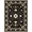 Black Beige Ivory, Pattern 3, variant on ODIKA Farmhouse Abstract Interlocking Shapes Desk Dining Under Table Stain Resistant Flatwoven for Entryway, Kitchen, Mudroom