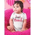 thumbnail image 2 of I Stole Everyone's Heart Bodysuit Infant -Smartprints Designs,  6 Months, 2 of 4