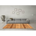 thumbnail image 3 of Ahgly Company Indoor Rectangle Abstract Orange Modern Area Rugs, 8' x 12', 3 of 4