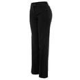 thumbnail image 3 of Made by Olivia Women's Solid Regular Rise Boot-Cut Stretch Office Slacks with Back and Side Pockets, 3 of 5
