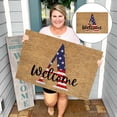 thumbnail image 1 of ViLaViDeca 4th Of July Door Mat Patriotic Doormat Entryway Rug Welcome Independence Day Doormat Stain And Fade Patriotic Decor Welcome Outdoor Mat Decorative For Home, 1 of 4