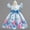 Blue, variant on NAISIBABY Girls Flower Dress (1-9T), Back Zipper Cute Bowknot Ruffles Sleeve Party Birthday Pageant Princess Dress Yellow 8T