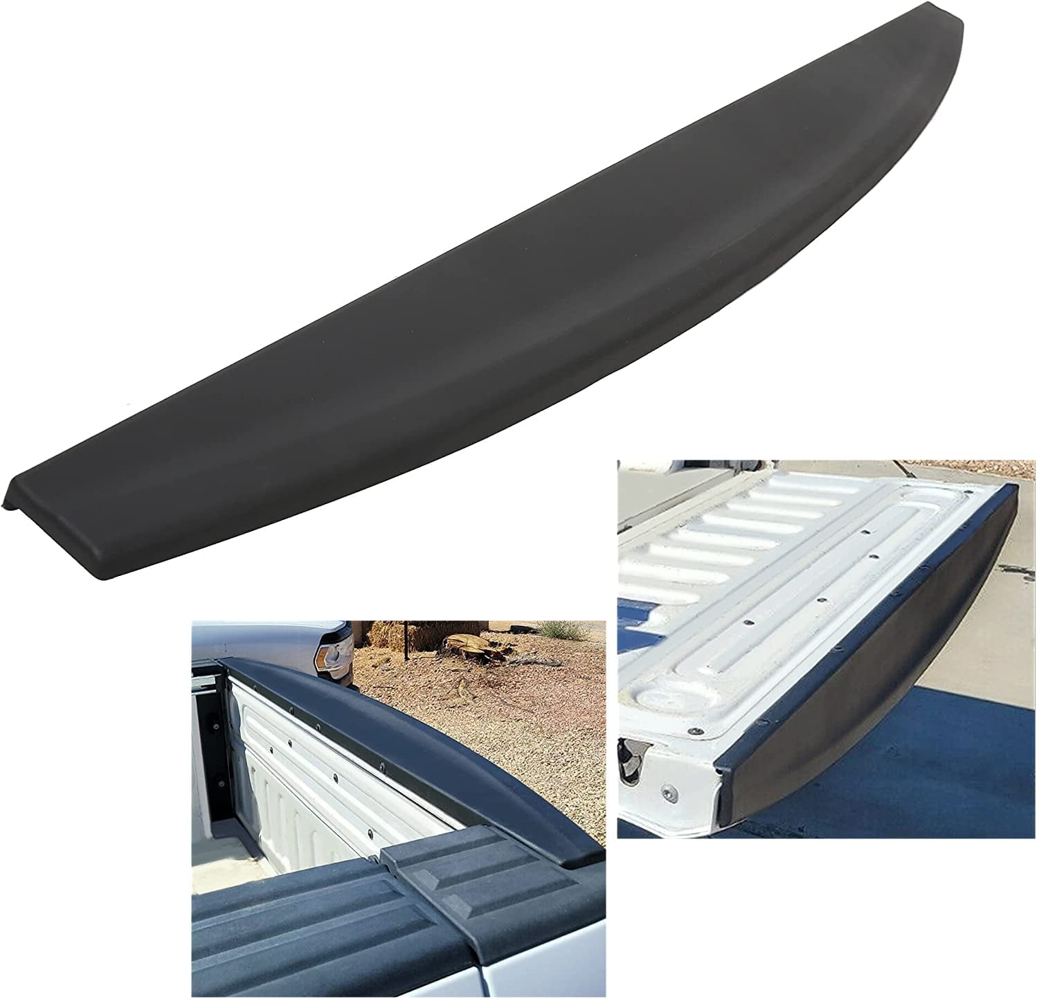 Kojem Tailgate Cover Molding Cap Protector Lip Spoiler for 0918 Dodge