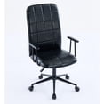 thumbnail image 3 of DECMAY High Back Office Chair in Antique PU Leather, Swivel Task Chair with Armrests and Adjustable Gas Lift, 3 of 14