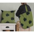 thumbnail image 5 of Soimoi Velvet Fabric Leaves Block Printed Craft Fabric by The Yard 58 Inch Wide, 5 of 5