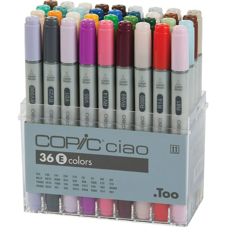 Amazon.com : Copic Ciao Start 36 Color Set : Arts, Crafts