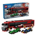 thumbnail image 1 of Set LEGO City Camión de F1 con Autos de F1 RB20 y AMR24 60445, 1 of 4