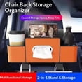thumbnail image 2 of Hunlyman Car Back Seat Organizer with Cup Holders, Backseat Organizers Hanging Storage, for Hold Drinks, Handbag, Compatible with Most Vehicles, 2 of 9